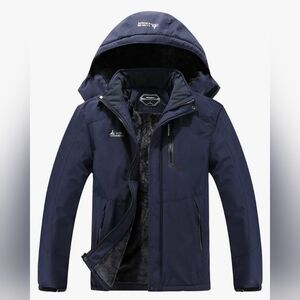 MoerDeng V.A.TOR 189 Unco&Boror Men's Waterproof Blue Hooded Ski Jacket 2XL New